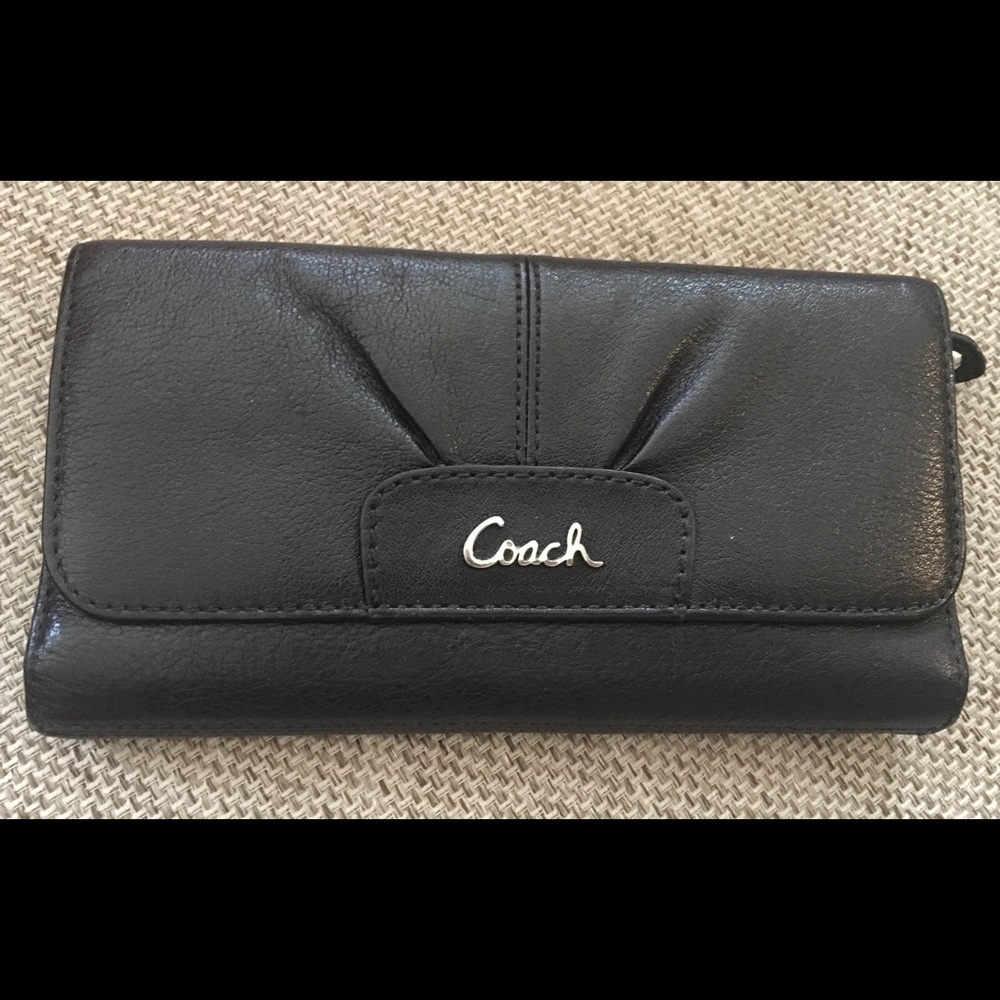Leather Coach wallet